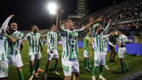 Un gol de Abde en la prórroga mete al Betis en la primera final europea de su historia