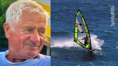Suche nach 85-Jährigem - Surfer auf Chiemsee verschwunden