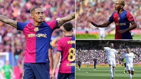 Barcelona 4-3 Real Madrid: Catalans all but seal LaLiga title despite Kylian Mbappe hat-trick in thrilling El Clasico