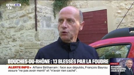 Bouches-du-Rhône: 13 personnes dont 4 enfants ont été blessées par la foudre