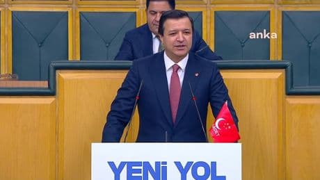Arıkan, Yeni Yol grup toplantısında konuştu
