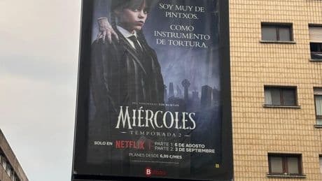 Miércoles Addams aterriza en Bilbao: «Soy muy de pintxos»