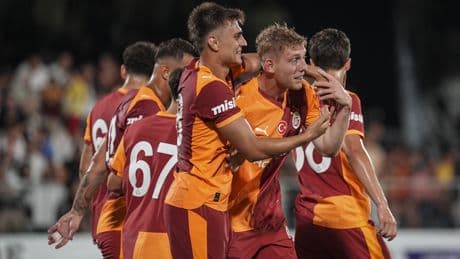 Galatasaray'dan 5 gollü prova