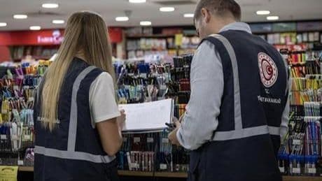Ticaret Bakanlığı ekipleri kırtasiye ve okul ürünlerini denetledi