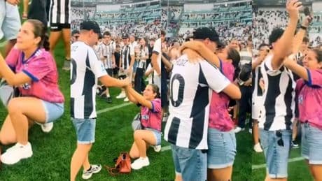 <p>Fino alla fine in campo e fuori: proposta di matrimonio nel segno Juve allo Stadium!</p>