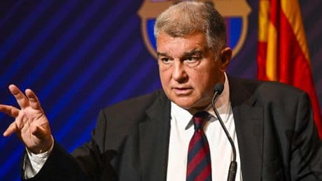 Laporta habla en el Senado del Barça, en directo