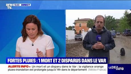 Inondations dans le Var: une deuxième personne portée disparue