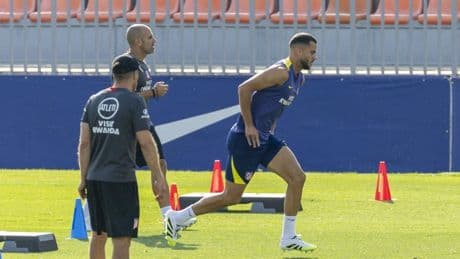 El Atlético, listo para medirse al RCD Espanyol