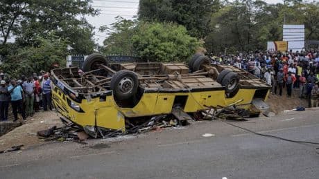 21 doden bij busongeluk in Kenia
