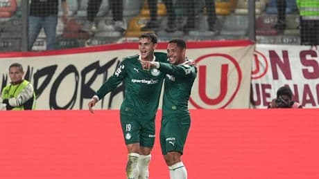 Vítor Roque marca y el Palmeiras encarrila su pase a cuartos