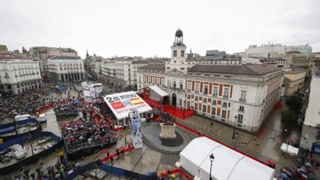 Un Dos de Mayo entre lluvia y sol, desfile de los cuerpos de emergencias y aplauso a las Fuerzas Armadas