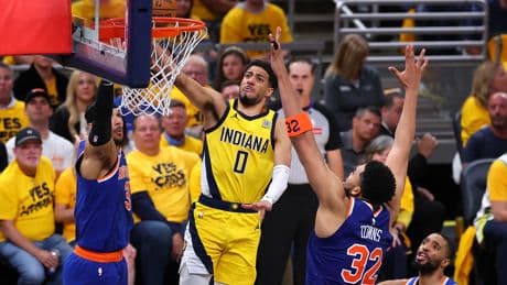 Tyrese Haliburton puts on triple-double show with dad back in building: ‘Makes it more sweet’