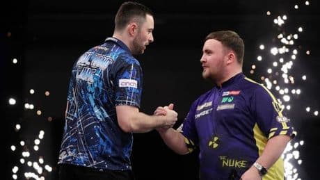 Luke Littler ready to rain on Luke Humphries' parade at Leeds Premier League party