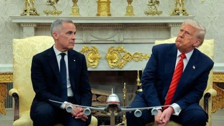 Donald Trump given stern Oval Office rebuke by PM Mark Carney - 'Canada is not for sale'
