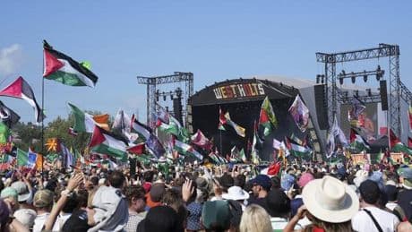 Musikfestival in Großbritannien: Polizei überprüft antiisraelische Rufe auf Glastonbury-Festival