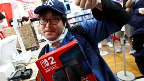 Nintendo se dispara en Bolsa tras un récord de ventas de la Switch 2, que escasea en España