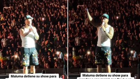 Maluma para su concierto de México para reprender a una de sus fans con un bebé: “Eso es un acto de irresponsabilidad, ese niño no quiere estar aquí”