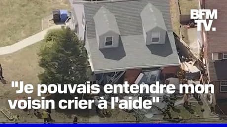 Un conducteur de camion perd le contrôle de son véhicule et s'écrase sur une maison