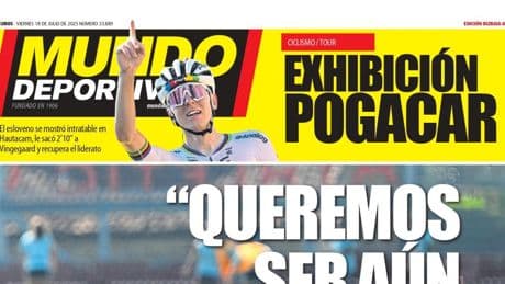 Portada de hoy de la Edición Bizkaia-Araba de Mundo Deportivo