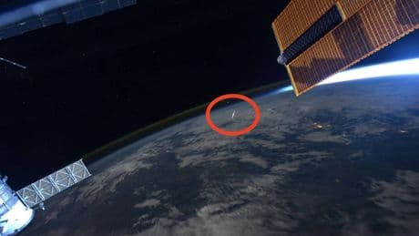 Siempre has visto las perseidas desde la Tierra. Así las ven los astronautas en la ISS
