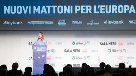 Meeting di Rimini, Metsola: «Europa coraggiosa o irrilevante». Fitto, Pichetto, Valditara e Lollobrigida tracciano la rotta
