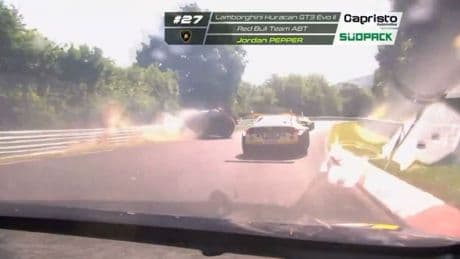 Racing driver Rolf Scheibner rushed to hospital after terrifying crash at track Max Verstappen branded ‘too dangerous’