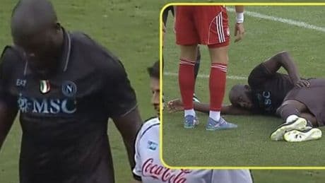 <p>Lukaku infortunato, Conte furioso entra in campo! Napoli-Olympiacos, succede di tutto&nbsp;</p>