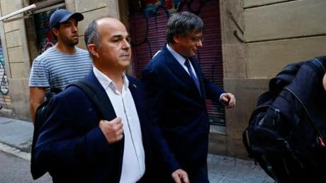 Turull se mofa de los jueces en el aniversario de la última fuga de Puigdemont: "Se quedaron con un palmo de narices"