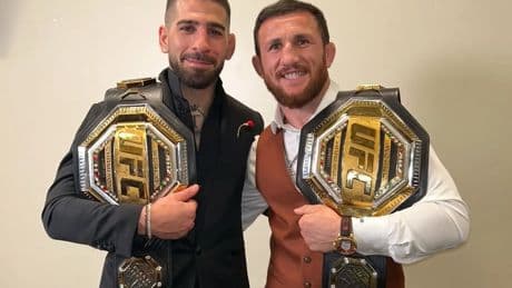 Los elogios del campeón del peso gallo Merab Dvalishvili hacia Topuria: &quot;He hecho sparring con él y la última vez me derribó dos veces&quot;