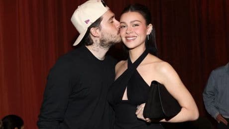 Brooklyn Beckham passionately kisses Nicola Peltz as he makes clear stand despite family feud