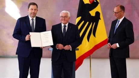 Merz-Kabinett von Bundespräsident Steinmeier ernannt