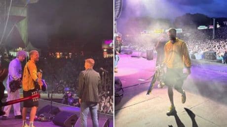Premier League star stuns fans by playing guitar on stage at Kaiser Chiefs anniversary gig