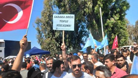 Grevde çalışmak zorunda kalan TPI işçisi: Her zorluğa katlanırız yeter ki haklarımızı alalım