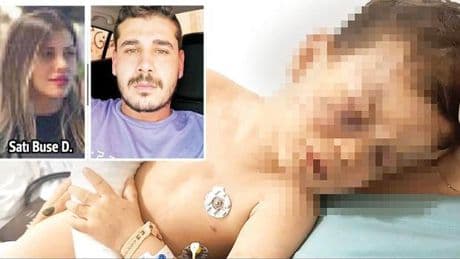 2 yaşındaki çocuğa cehennemi yaşattı