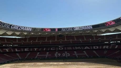 El espectacular nuevo videomarcador de 360º del Metropolitano, a punto