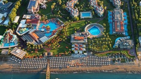 Anyone for tennis? Not me but the ace Megasaray Club Belek serves up a stunning five star treat for holidaymakers