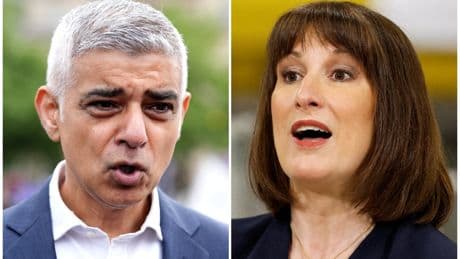 Sadiq Khan in rare 'red on red' clash with Rachel Reeves ahead of Chancellor's spending review