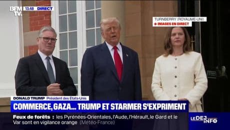 Guerre à Gaza: "La situation est chaotique, il faut faire arriver de l'aide alimentaire", assure Donald Trump