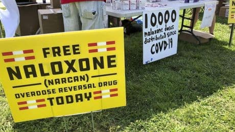 Overdose deaths fell nearly 27% last year to the lowest level since 2019