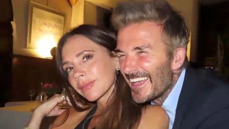 David Beckham hugs Harper and Victoria on superyacht amid stormy family feud
