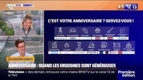 Ces enseignes qui vous offrent des produits pour votre anniversaire
