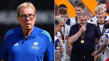 Former Tottenham boss Harry Redknapp hits out at club's players for showing support for sacked Ange Postecoglou as he tells them they should have 'tried harder'