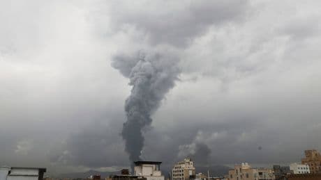 Israeli airstrikes hit Yemen’s capital, targeting Iran-backed Houthis