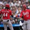 Stephenson hits a grand slam in 6-run fifth as Reds rout Tigers 11-1