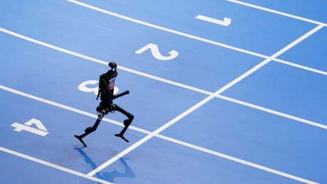 Photos of Beijing's World Humanoid Robot Games show how a human touch is still needed
