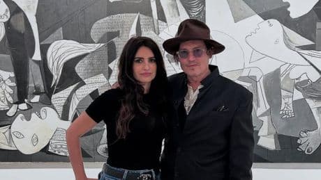 Penélope Cruz y Johnny Depp, juntos en Madrid para una nueva película
