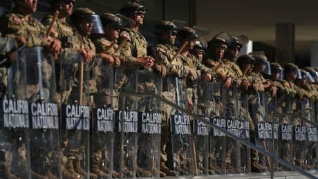 ‘Political pawns’: Morale among California National Guard and Marines deployed in LA is underwater, report claims