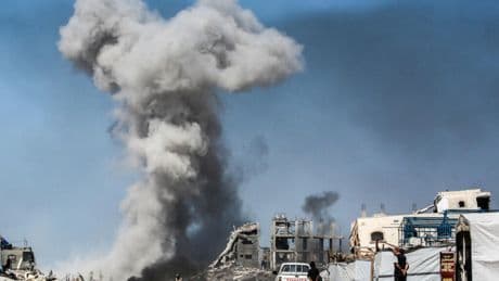 Gaza school strike leaves 13 dead as Israel ramps up Hamas offensive