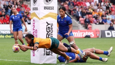 Australia 73-0 Samoa: Wallaroos lay down marker with record-breaking win in Rugby World Cup opener