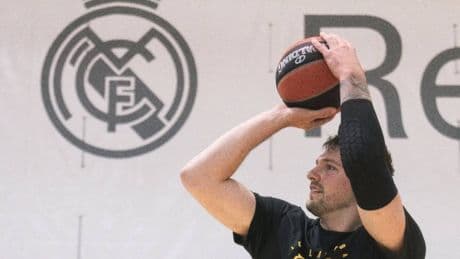 Doncic se entrena en Valdebebas y el madridismo sueña con su regreso en un futuro lejano